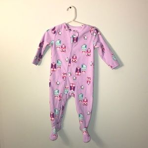 Purple Owl print sleeper🎀